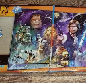 Star wars panorama puzzle 211 pcs. 33.7 x 15 inch. 3 in 1